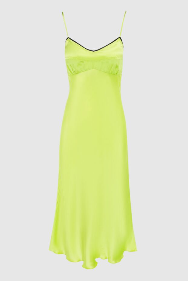 Erika Cavallini woman green viscose dress for women buy with prices and photos 167969 - photo 1