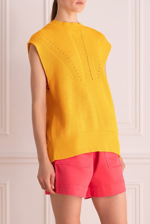 Erika Cavallini yellow cotton jumper for women 167982 - photo 3