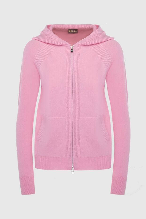 Loro Piana woman pink cashmere hoodie for women buy with prices and photos 167999 - photo 1