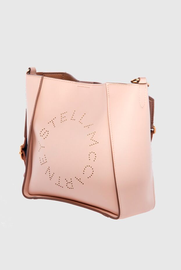 Stella McCartney women's pink bag with perforated logo 168137 - photo 3