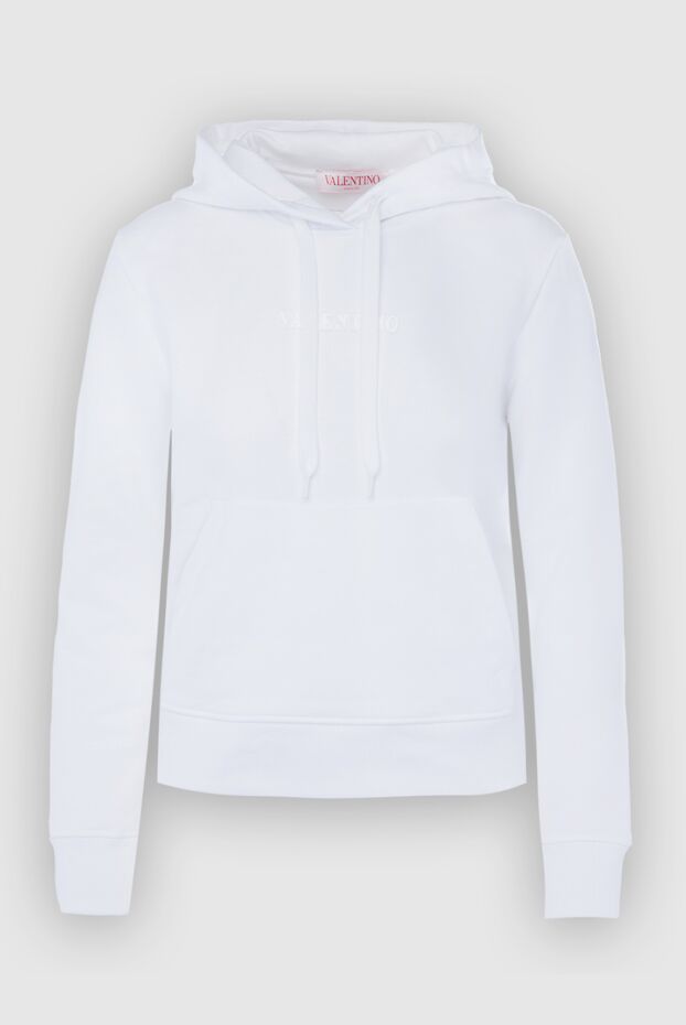 Valentino woman cotton hoodie white for women buy with prices and photos 168153 - photo 1