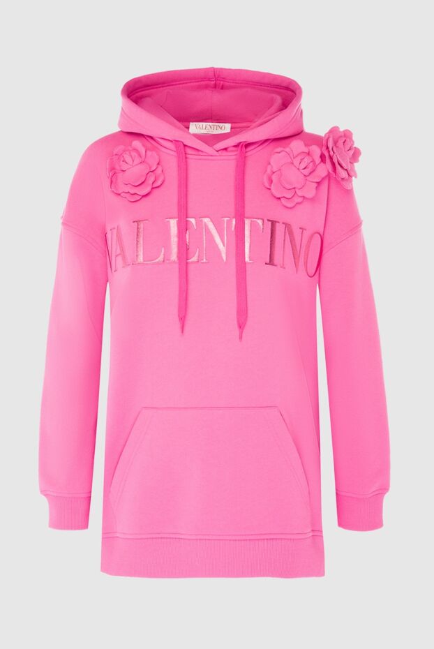 Valentino woman pink cotton hoodie for women buy with prices and photos 168154 - photo 1