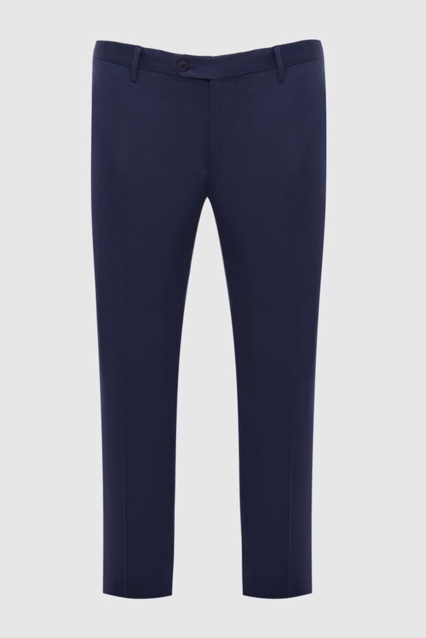 Cesare di Napoli мужские брюки синие мужские купить с ценами и фото 168179 - фото 1