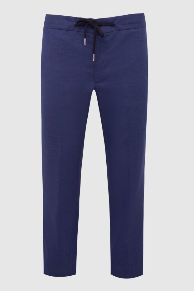 Cesare di Napoli мужские брюки синие мужские купить с ценами и фото 168199 - фото 1