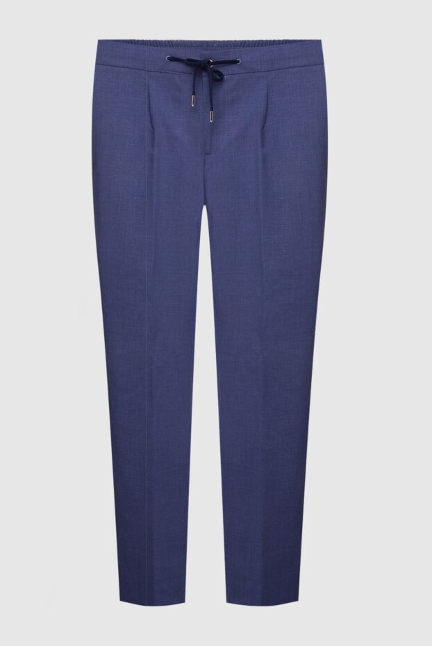 Cesare di Napoli мужские брюки синие мужские купить с ценами и фото 168200 - фото 1