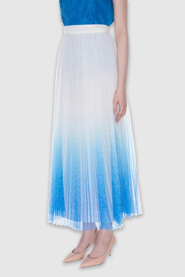 Max&Moi women's white skirt with blue ombre 168221 - photo 3