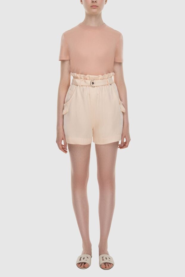 Max&Moi beige silk shorts for women 168241 - photo 2