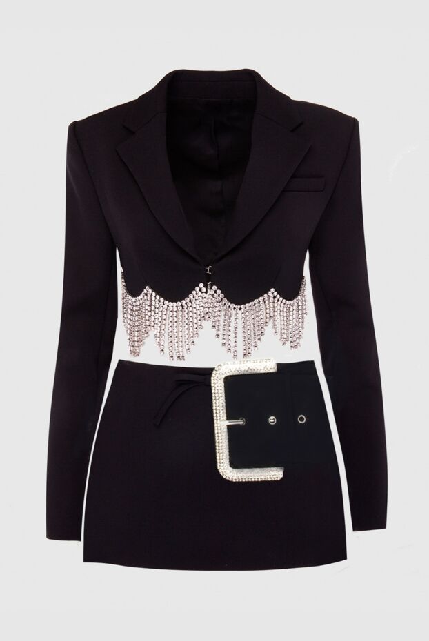 Area woman black women's suit with a skirt made of wool and elastane buy with prices and photos 168268 - photo 1