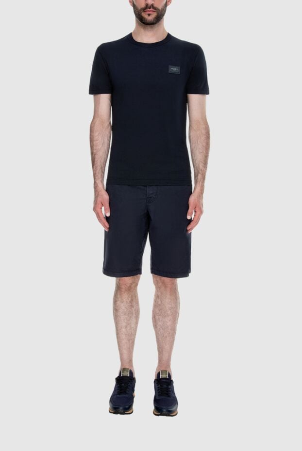 Dolce & Gabbana t-shirt with minimalist decor in black (markdown) 197118 - photo 2