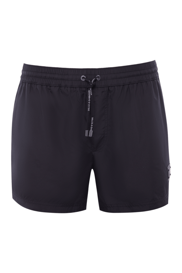 Dolce & Gabbana men's swimming shorts black with a laconic design 168391 - photo 1
