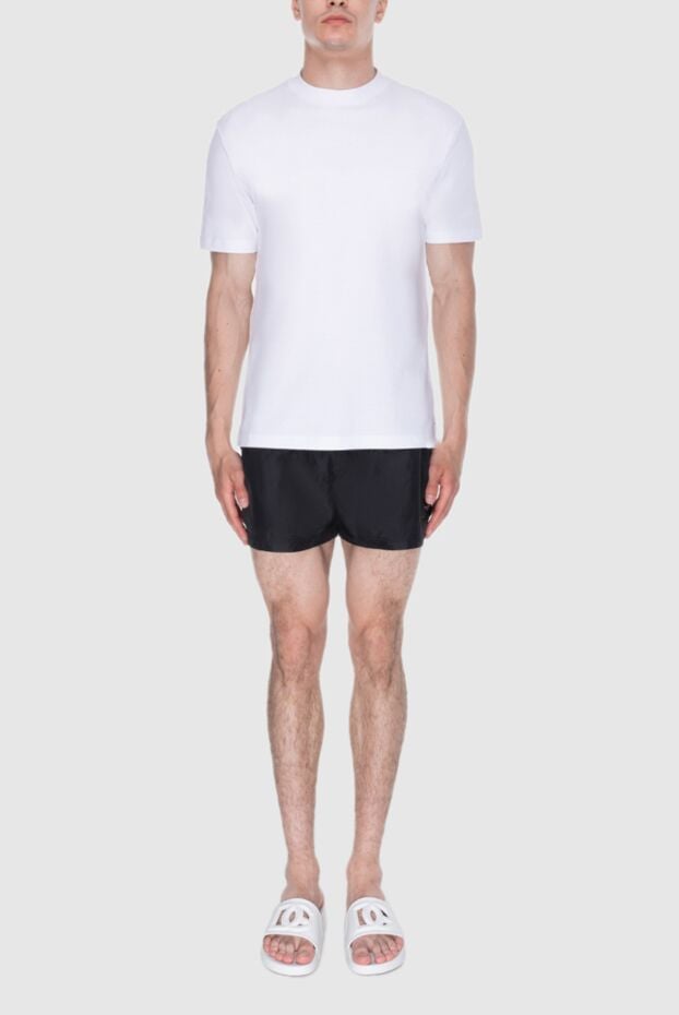 Dolce & Gabbana men's swimming shorts black with a laconic design 168391 - photo 2
