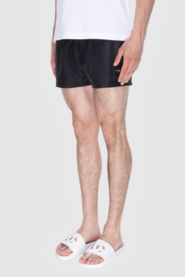 Dolce & Gabbana men's swimming shorts black with a laconic design 168391 - photo 3