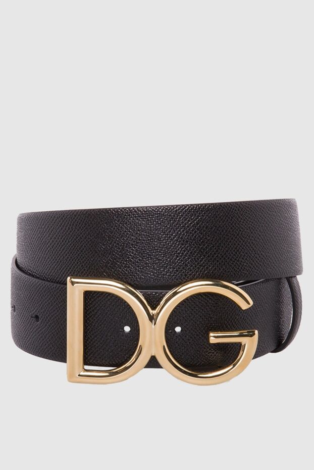 Dolce & Gabbana woman black leather belt for women buy with prices and photos 168398 - photo 1