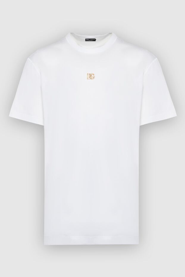 Dolce & Gabbana man white cotton t-shirt for men buy with prices and photos 168478 - photo 1