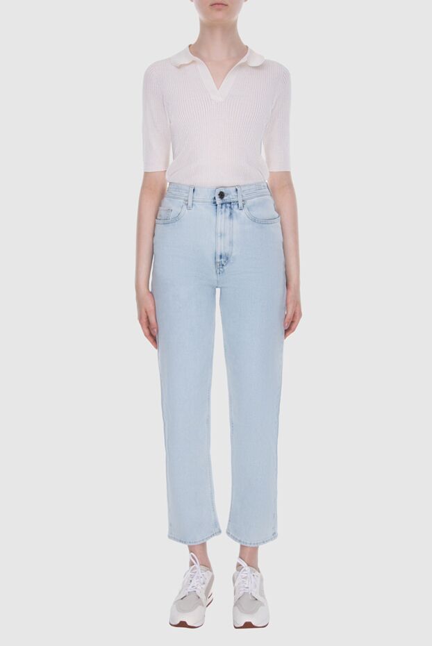 Jacob Cohen women's cropped light denim jeans 168530 - photo 2