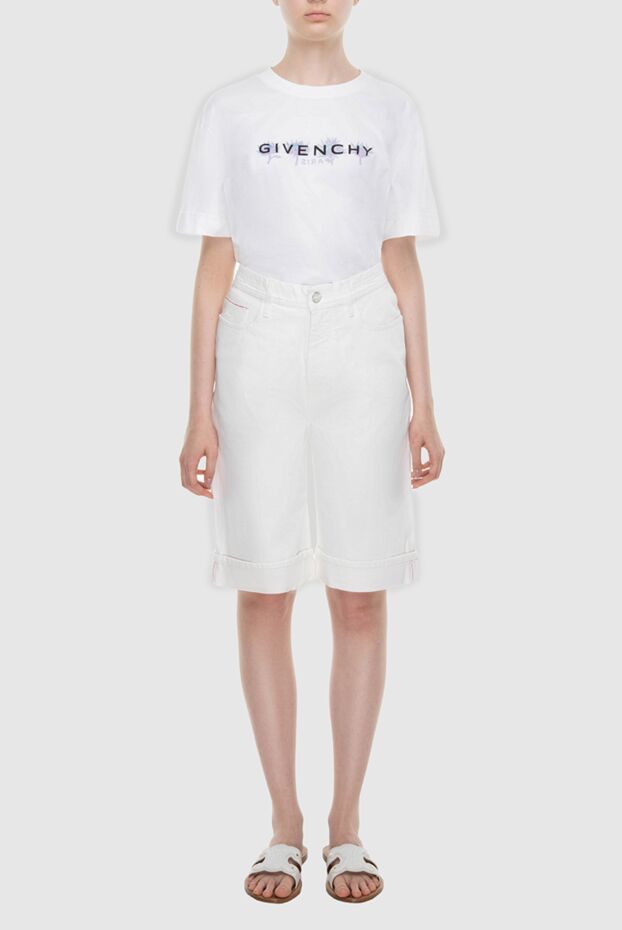 Jacob Cohen women's long white shorts 168532 - photo 2