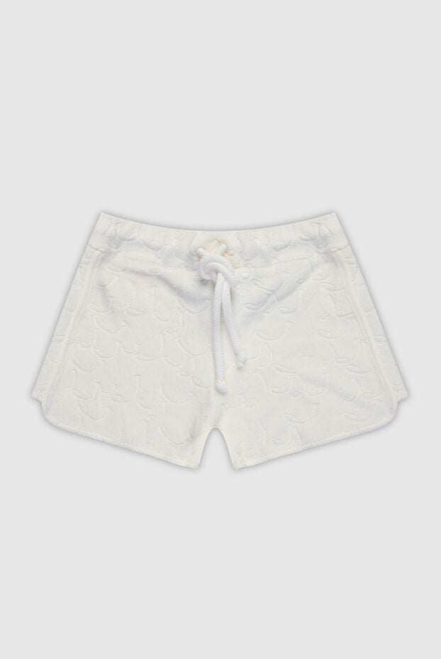 Jacob Cohen women's white cotton shorts with drawstring 168537 - photo 1