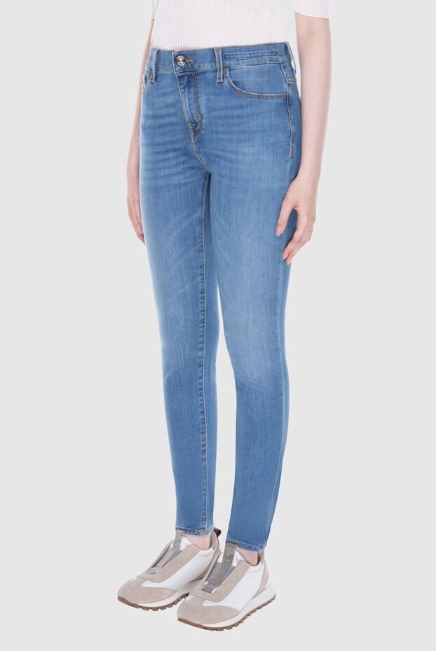 Jacob Cohen women's blue jeans with rhinestones on the pocket 168538 - photo 3