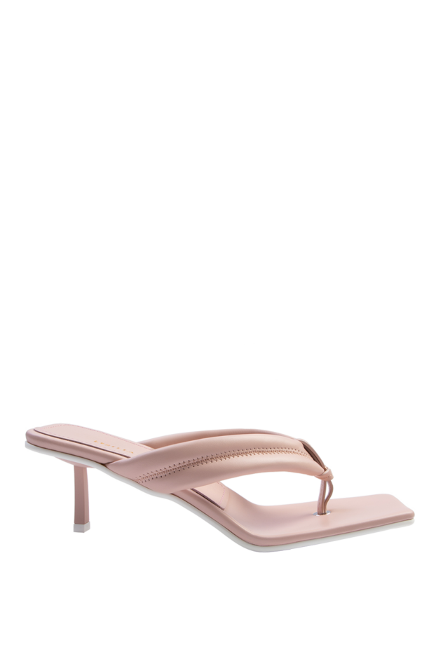 Le Silla woman pink leather mules for women buy with prices and photos 168557 - photo 1