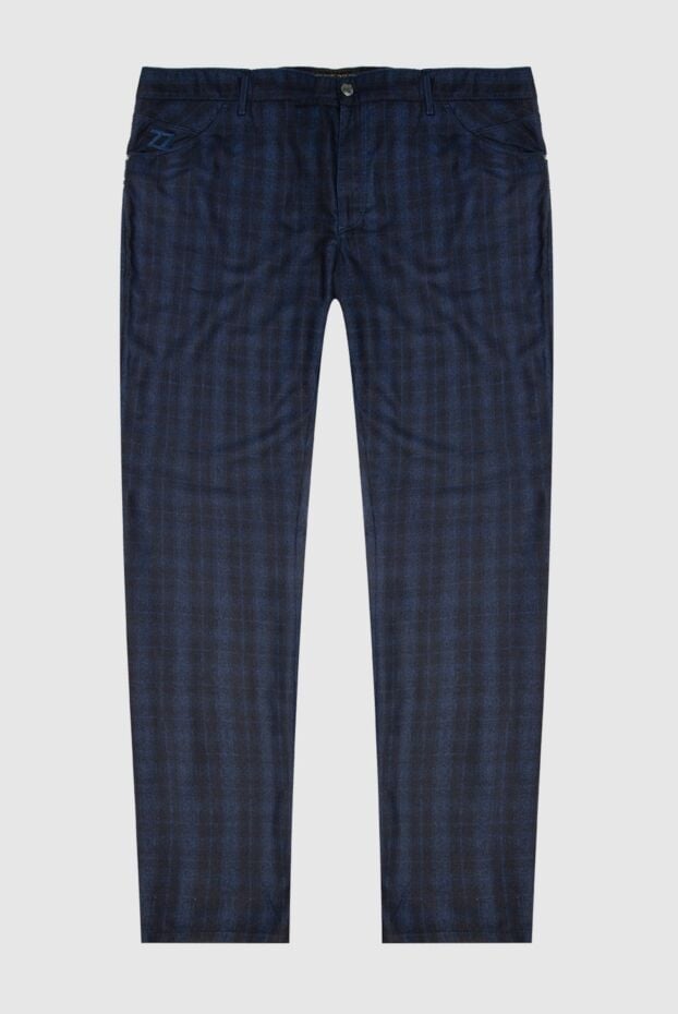 Zilli blue wool and cashmere jeans for men 168563 - photo 1