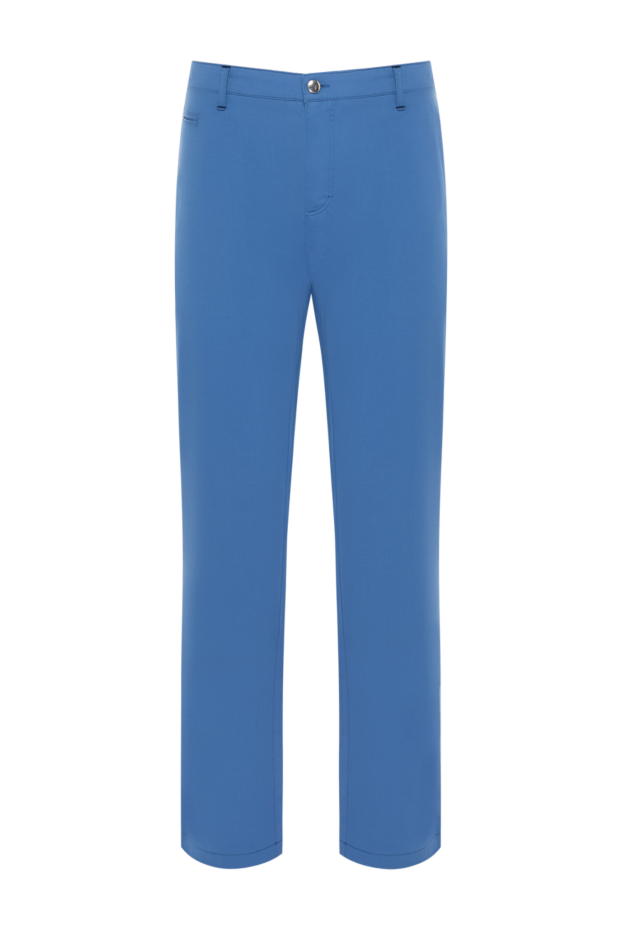 Zilli blue cotton jeans with cashmere for men 168571 - photo 1