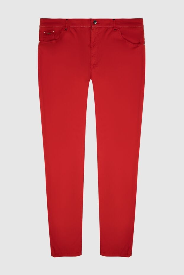 Zilli cotton jeans with red silk for men 168572 - photo 1