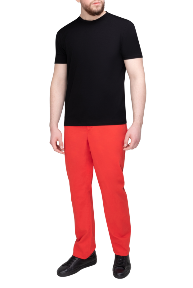Zilli cotton jeans with red silk for men 168572 - photo 2