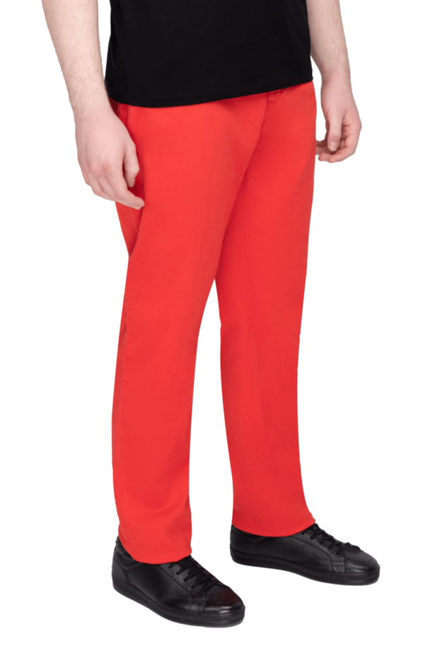 Zilli cotton jeans with red silk for men 168572 - photo 3