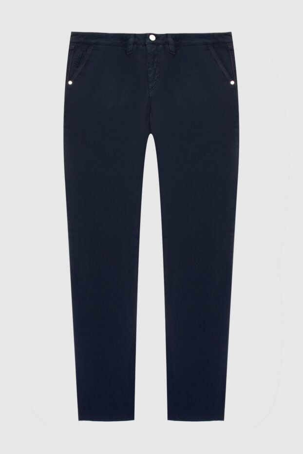 Zilli men's anthracite blue chinos with side pockets (markdown) (markdown) 196998 - photo 1