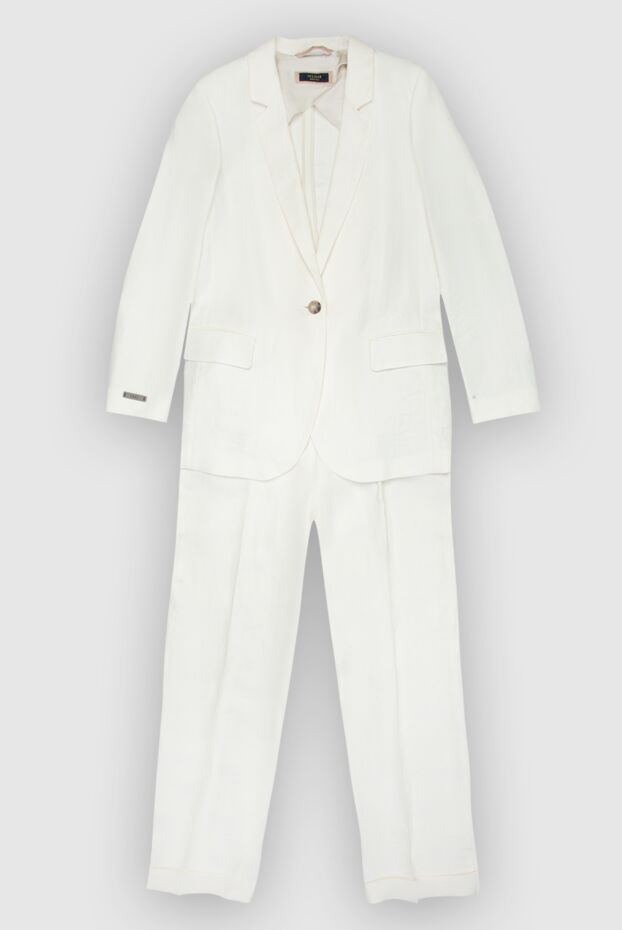 Peserico woman white women's polyester and cotton trouser suit buy with prices and photos 168633 - photo 1