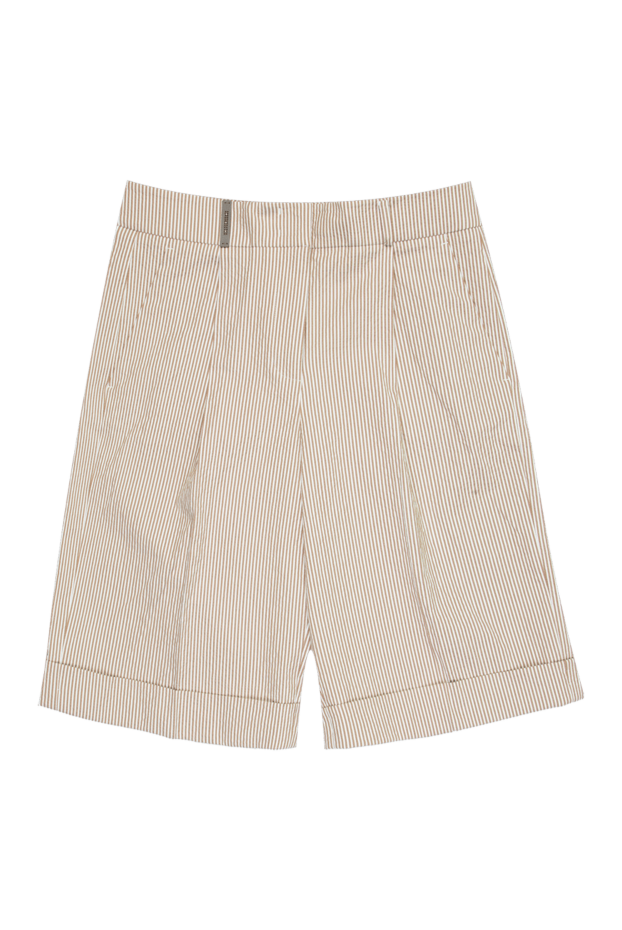 Peserico woman beige cotton shorts for women buy with prices and photos 168641 - photo 1