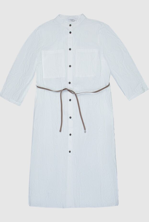 Peserico woman white cotton and polyester dress for women buy with prices and photos 168650 - photo 1