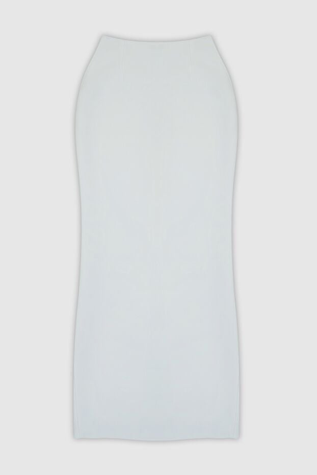 Maticevski straight white skirt with a slit at the back and a fitted silhouette 168723 - photo 1