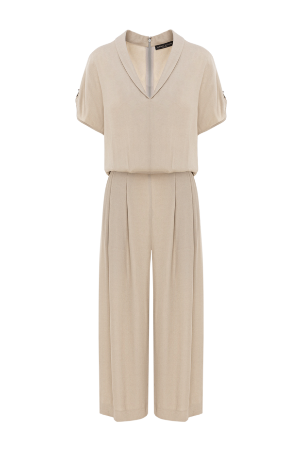 Fabiana Filippi beige viscose jumpsuit for women 168740 - photo 1