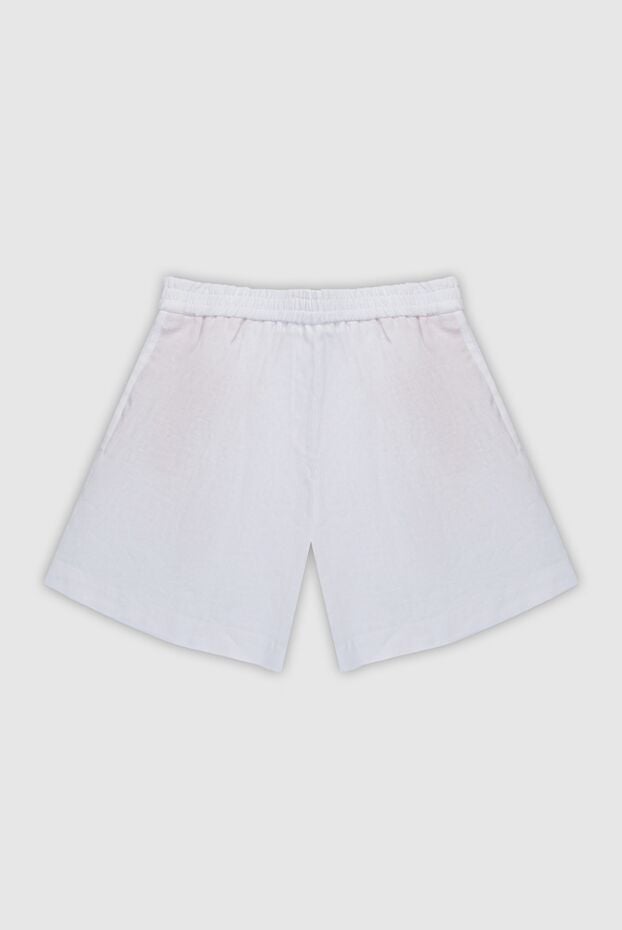 Fabiana Filippi linen white shorts with elastic waistband 168751 - photo 1