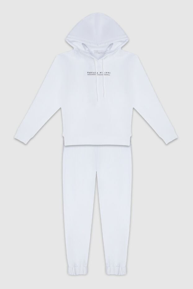 Fabiana Filippi white women's cotton and elastane walking suit 168754 - photo 1
