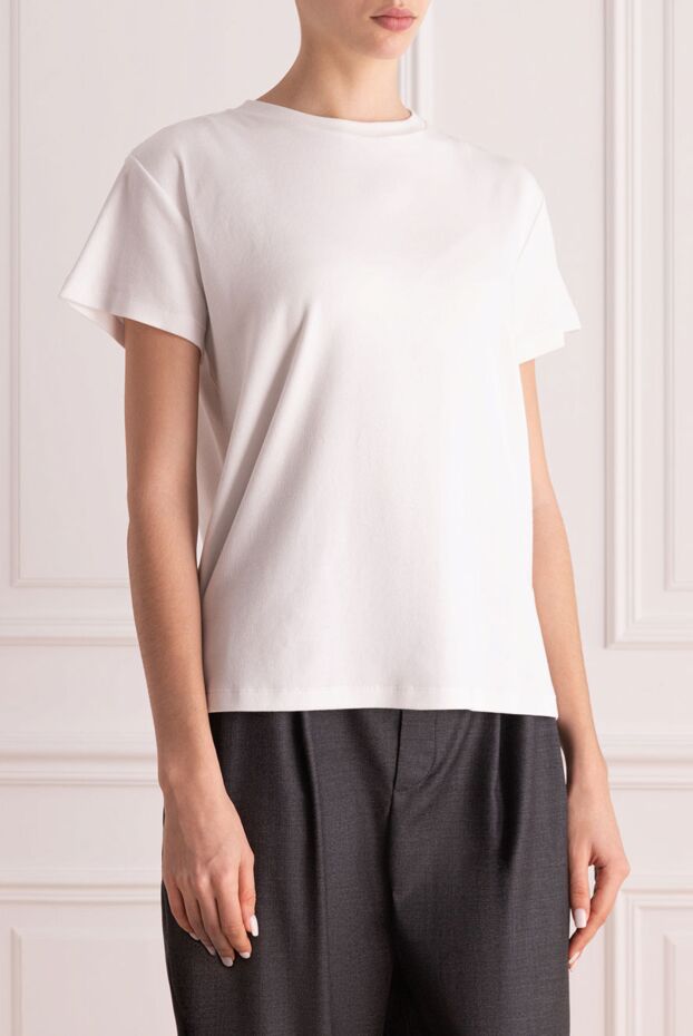 Fabiana Filippi women's basic white t-shirt 168755 - photo 3
