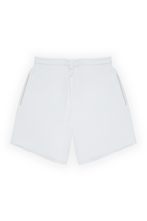 Fabiana Filippi women's white linen shorts with laces. 168758 - photo 1
