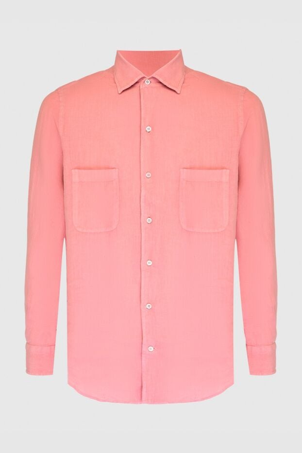 Loro Piana linen shirt pink for men 168771 - photo 1