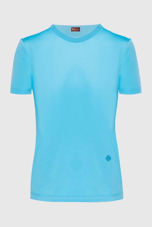 Loro Piana woman blue cotton t-shirt for women buy with prices and photos 168776 - photo 1