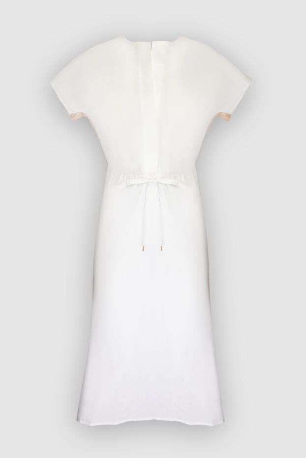 Loro Piana женские платье из хлопка белое женское купить с ценами и фото 168811 - фото 1