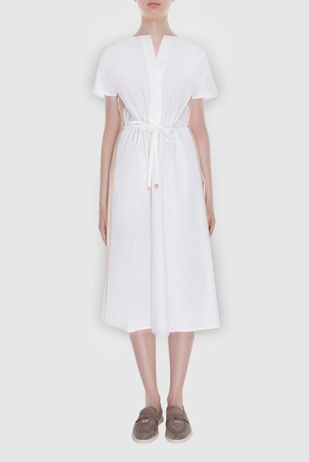 Loro Piana woman white cotton dress for women buy with prices and photos 168811 - photo 2