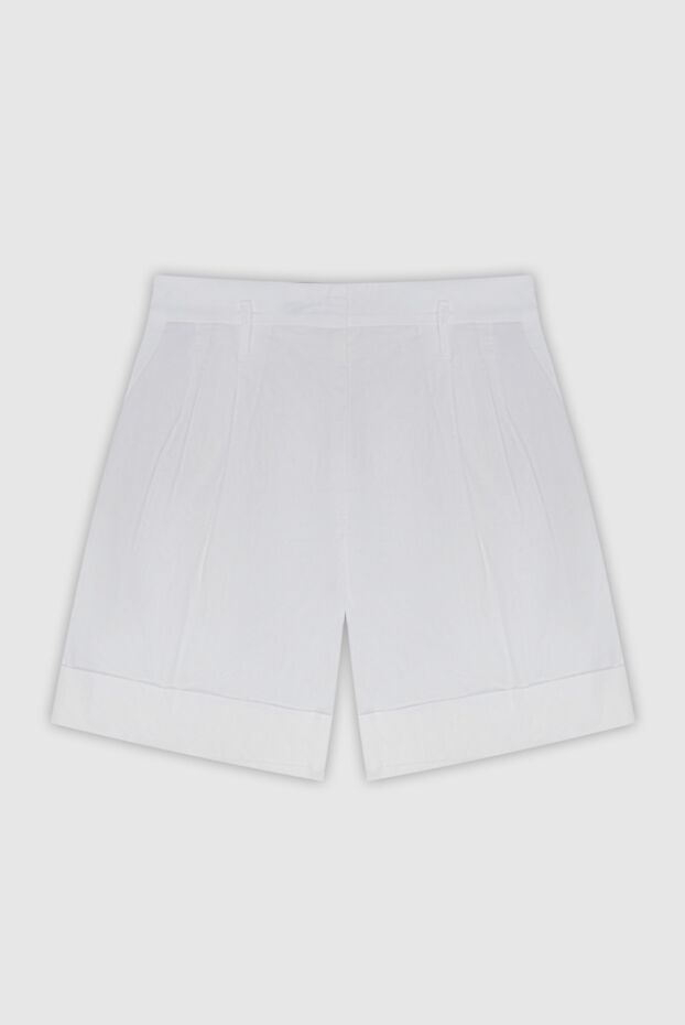 Loro Piana женские шорты из хлопка белые женские купить с ценами и фото 168830 - фото 1