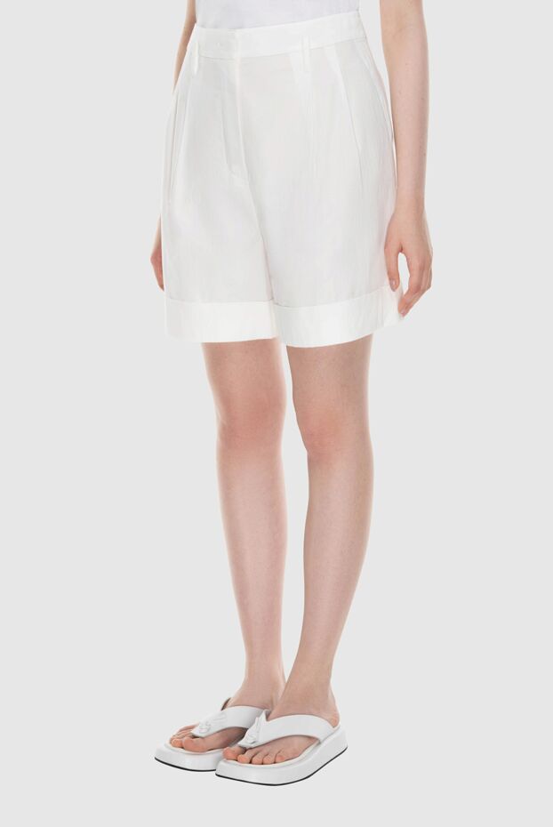 Loro Piana summer cotton shorts with hem and creases for a casual look 168830 - photo 3