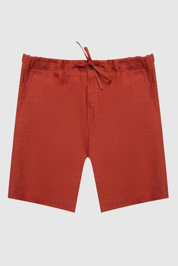 Loro Piana orange linen shorts for men 168832 - photo 1