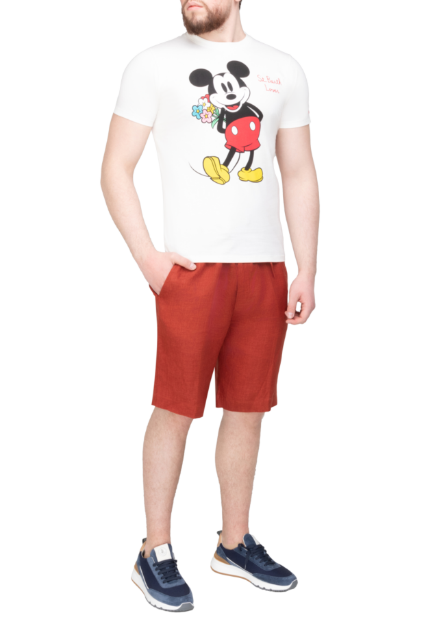 Loro Piana orange linen shorts for men 168832 - photo 2