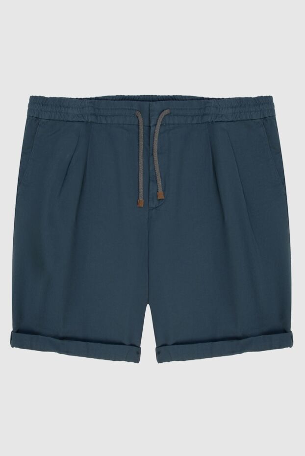 Green cotton shorts for men - photo 1