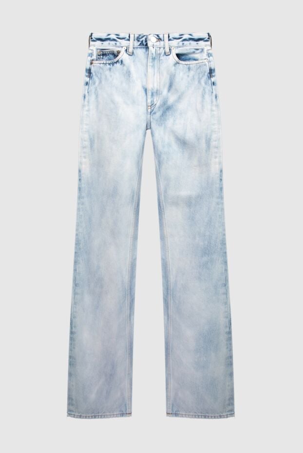 Alessandra Rich light women's jeans with scuffs and long legs 168942 - photo 1