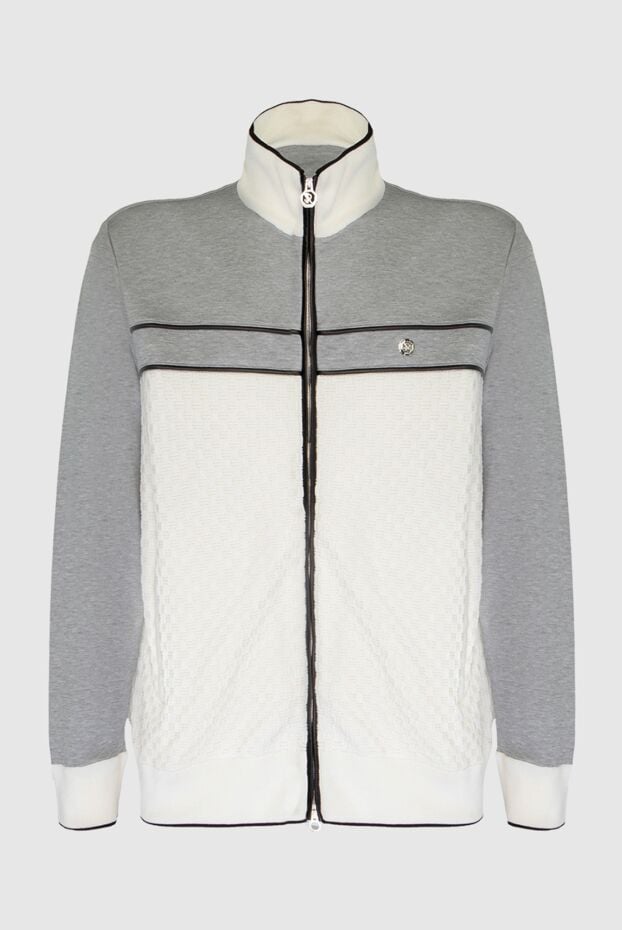Stefano Ricci men's sports suit made of cotton, silk and polyamide gray 168975 - photo 1