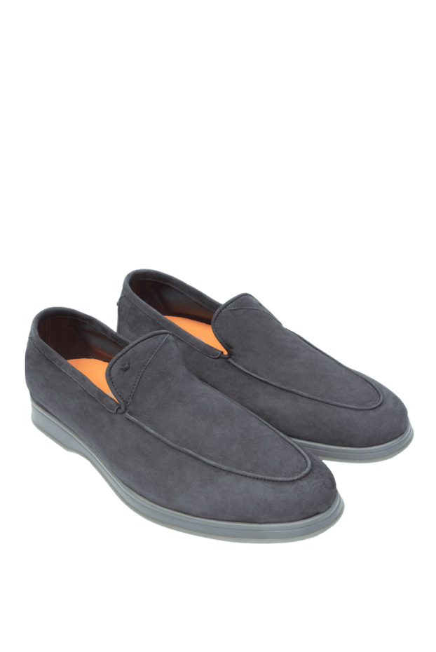 Andrea Ventura grey suede slip-on loafers for men 168991 - photo 3